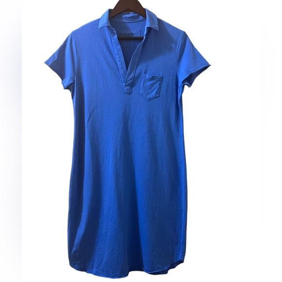 Frank & Eileen Blue Lauren Polo Dress Sz 4 - Picture 4 of 7